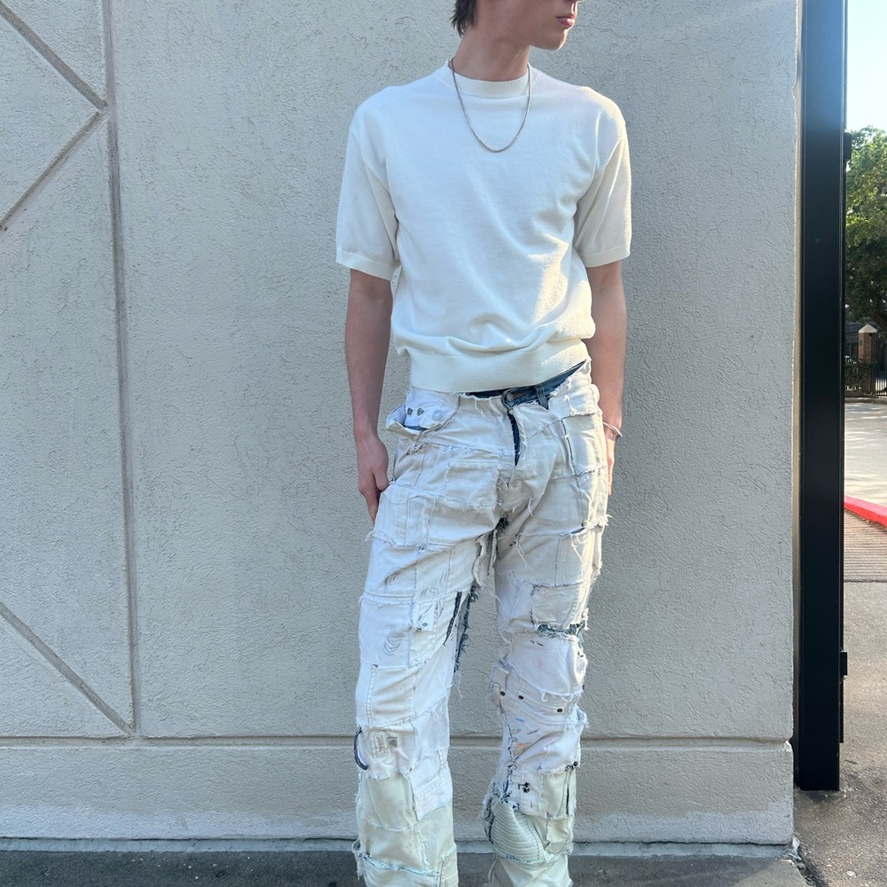 Off White Brick Denim Jeans